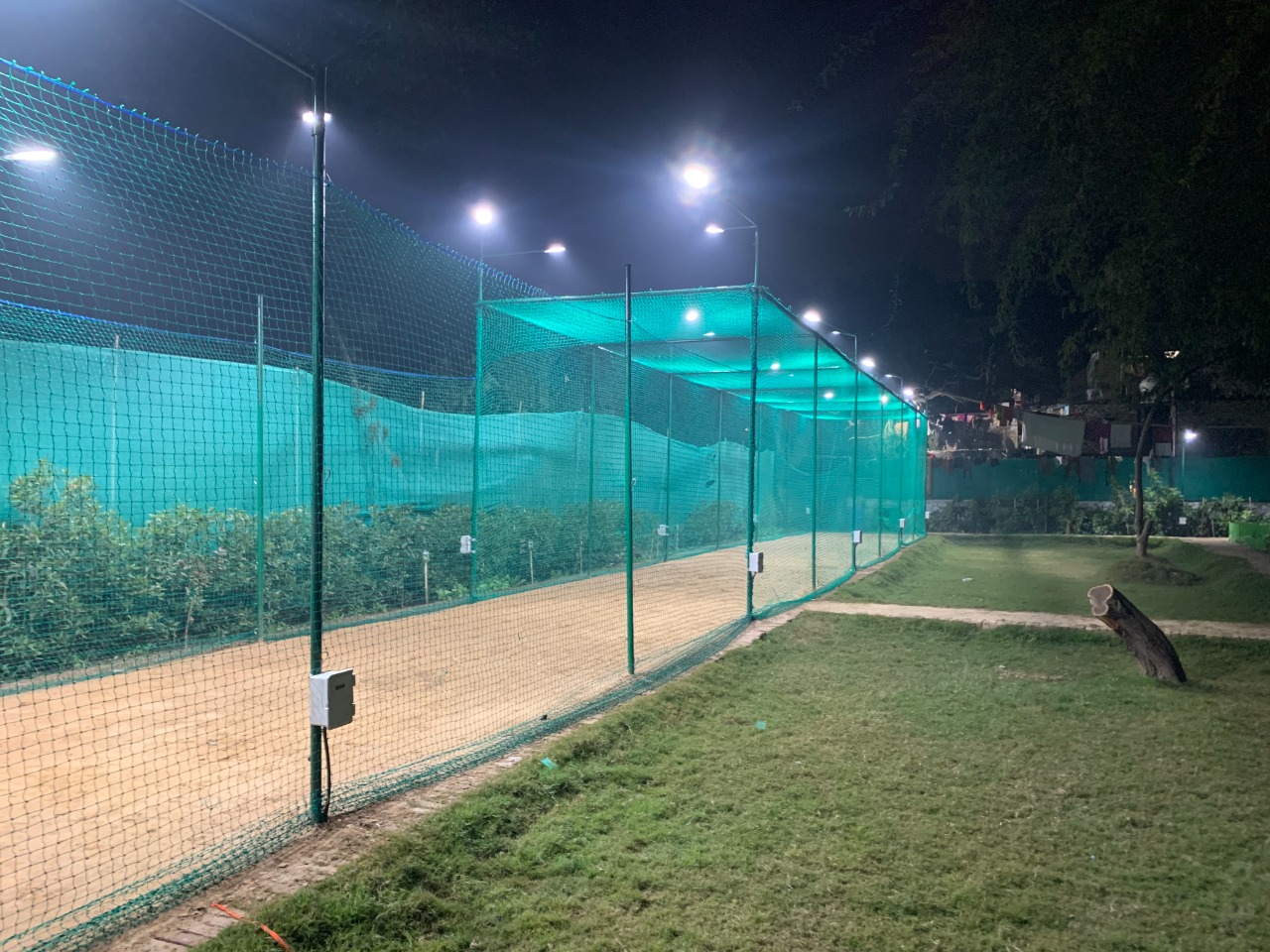Cricket practice nets in Thiruvananthapuram